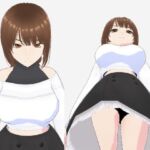 ツンデレっぽい巨乳のお姉さん（セリフなし  3DCGモデル  イラスト集）(パイアールフロンティア) [d_715709]