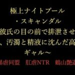 極上ナイトプール・スキャンダル 〜彼氏の目の前で排泄させられ、汚濁と精液に沈んだ高慢ギャル〜(暴虐同盟) [d_717369]