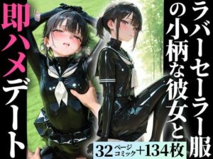 ラバー制服の彼女と野外セックス｜護謨学院(TAIL LOVERS) [d_701318]