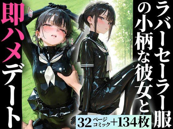 ラバー制服の彼女と野外セックス｜護謨学院(TAIL LOVERS) [d_701318]
