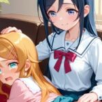 高坂桐乃・新垣あやせ（俺の妹がこんなに可愛いわけがない）お尻叩きイラスト集(funafuna) [d_710048]