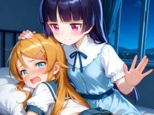 高坂桐乃・五更瑠璃（俺の妹がこんなに可愛いわけがない）お尻叩きイラスト集(funafuna) [d_710049]