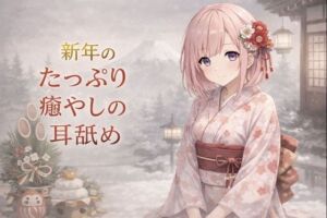 【超耳舐め特化】新年のたっぷり癒やしの耳舐め【安眠ASMR】(ありみえASMRワールド) [d_718461]