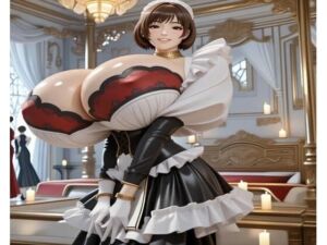 【AIイラスト集】ハイパー爆乳メイドの宮廷奉仕(Bro3AIdea) [d_718707]