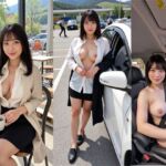 出張から帰宅します。なるべく楽な格好で運転しようと(絵描きのシロクマ) [d_718772]