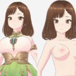 少しファンタジーっぽい衣装の巨乳のお姉さん（セリフなし  3DCGモデル  イラスト集）(アンリアルパイヤン) [d_720582]