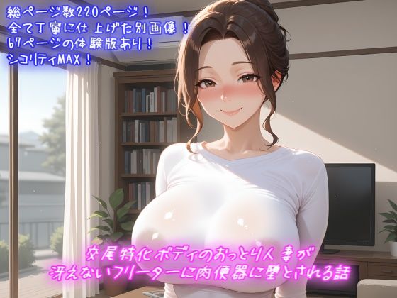 交尾特化ボディのおっとり人妻が冴えないフリーターに肉便器に堕とされる話(クリムゾン・ハード) [d_721561]