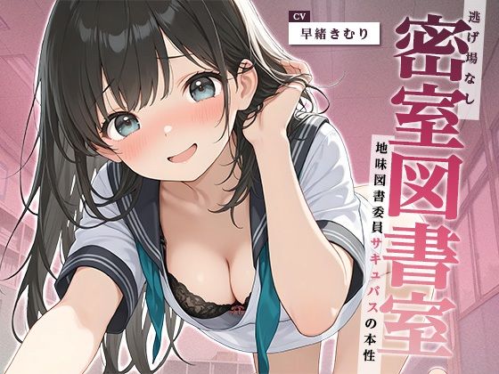 逃げ場なし密室図書室〜地味図書委員サキュバスの本性〜【KU100】(いたずらえっち 〜性癖よ恍惚なれ〜) [d_722203]