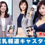 【約50分】『巨乳女性キャスターの乳揉み2』ニュース番組の裏と揺れる胸。-AIで描く究極の美女達-(AIで絶世の美女を作る) [d_722434]