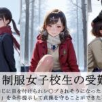 制服女子校生の受難   -キモおじに目を付けられ、レ〇プされそうになったものの 「抜き」を条件提示して貞操を守ることができた事案-(ふぁい) [d_722542]