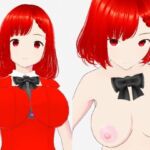 赤い美女（セリフなし  3DCGモデル  イラスト集）(アンリアルパイヤン) [d_723350]