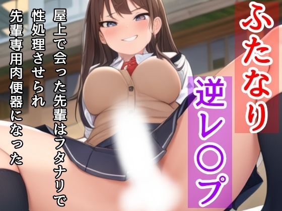 【ふたなり/逆レ】屋上で会った先輩はフタナリで、性処理させられ先輩専用肉便器になった(Pure Cherry) [d_724114]