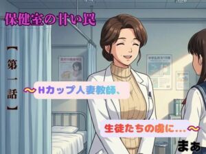 「保健室の甘い罠〜Hカップ人妻教師、生徒たちの虜に〜」(ma-1) [d_725512]