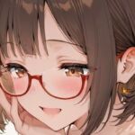 巨乳眼鏡の女の子(甘えん坊将軍) [d_726817]