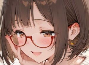 巨乳眼鏡の女の子(甘えん坊将軍) [d_726817]