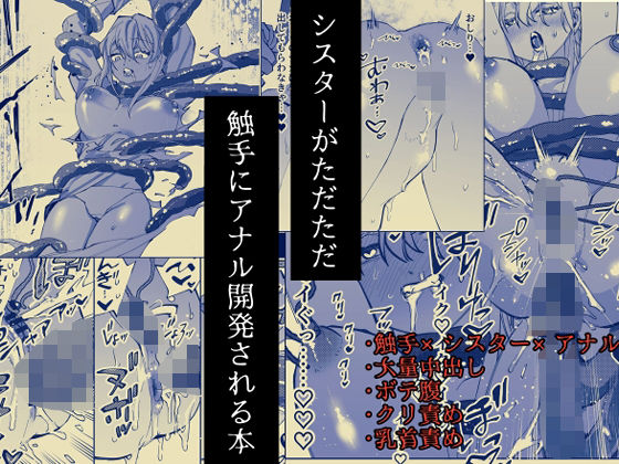 シスターがただただ触手にアナル開発される本(はいいろおもち) [d_726948]