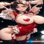 爆乳AIどしこりレッドスーツ1(AI出版) [d_363823]