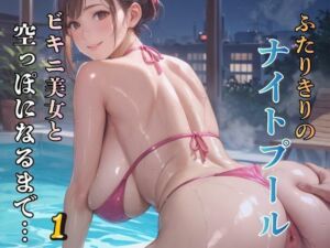 ふたりきりのナイトプール ビキニ美女と空っぽになるまで…1(AIガールズ) [d_710981]