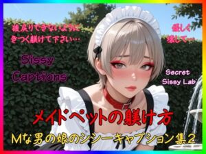 Sissy Captions Mな男の娘のシシーキャプション集2 メイドペットの躾け方 後戻りできないようにきつく躾けて下さい… 優しく壊して…(Secret Sissy Lab) [d_726388]