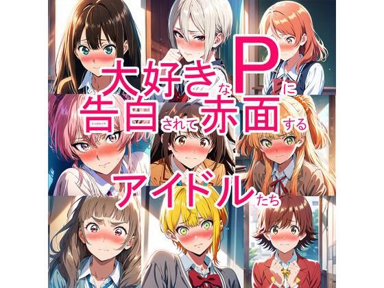 大好きなPに告白されて赤面するアイドルたち(aiヒロインクリエイト) [d_729259]