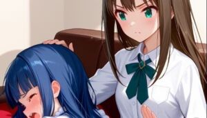 渋谷凛・島村卯月/U149（アイドルマスター）お尻叩きイラスト集(funafuna) [d_729796]