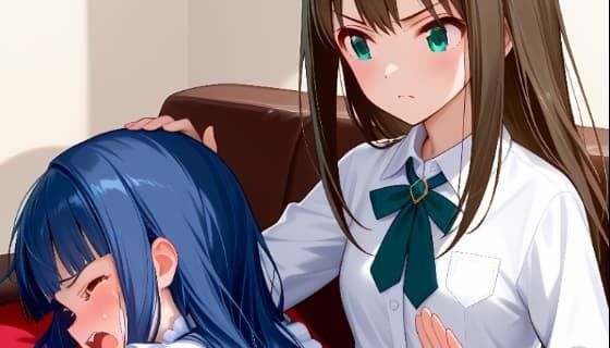 渋谷凛・島村卯月/U149（アイドルマスター）お尻叩きイラスト集(funafuna) [d_729796]