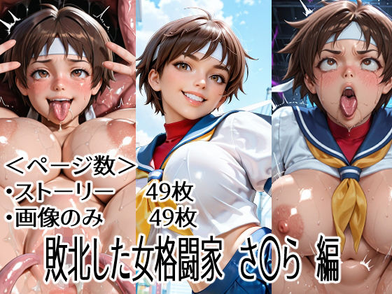 敗北した女格闘家  さ〇ら  編(ハーフシャーク) [d_730097]