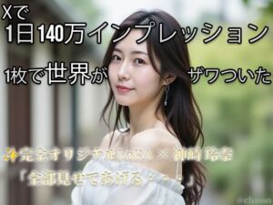 【Xで1日140万インプ記録】完全オリジナルヌード大放出！コスプレ・玩具・放尿・露出・M字開脚・ハメ・ふたなり369枚 【神崎玲奈】(AI womens jp) [d_730546]