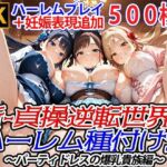 新・貞操逆転世界のハーレム種付け士〜パーティドレスの爆乳貴族編〜（妊娠要素あり）(爆乳ハーレムファンタジア) [d_731056]