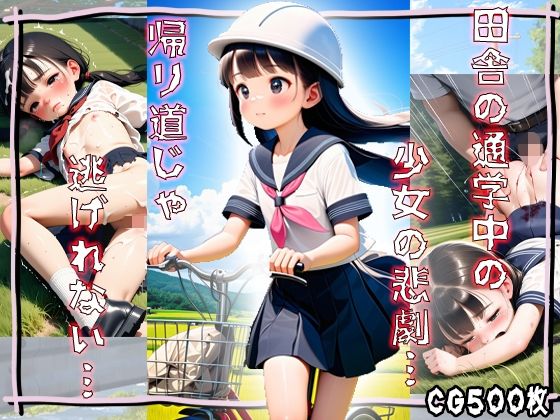 田舎のセーラー服の少女を田んぼで・・・日常にひそむ悲劇の瞬間・・・(あんだんご) [d_731558]