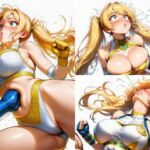 【動画あり】金髪ツインテールのアイドルレスラー、レスリングリングにて散る(ラブリーパンチ（パロディ）) [d_731695]