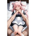 ピンク髪メイドの首絞め(Pudding Art) [d_734639]