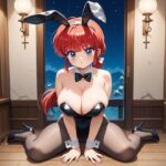 おさげの女の恥ずかしい写真集4（バニーガール編）(懐中時計) [d_734822]