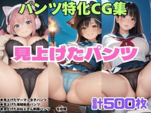 見上げたゲーマー女子パンツ・見上げた海賊船長パンツ・見上げたおねぇさん制服パンツ(シャインのAIイラスト) [d_735833]