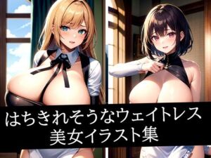 はちきれそうなウェイトレス美女イラスト集(あらたると) [d_517003]