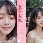 恋人だけに見せる 女子大生の甘いキス顔(Gentle Scene Studio) [d_722231]