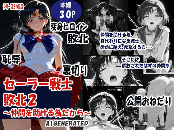 セーラー戦士敗北  仲間を助ける為だから(焦がしカラメルラボ) [d_734848]