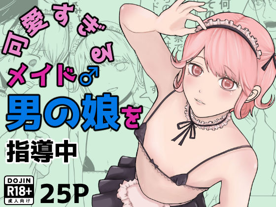 可愛すぎるメイド男の娘♂を指導中(くつした猫) [d_737214]