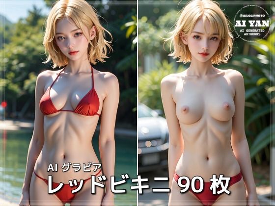 AIグラビア レッドビキニ(AI ヤン) [d_739436]