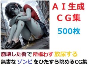崩壊した街で所構わず放尿する無害なゾンビをひたすら眺めるCG集(YOG) [d_739703]