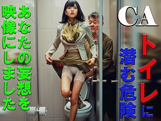 妄想13 CA トイレに潜む危険 AI生成動画(Artificial Intelligence iso) [d_740385]