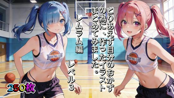 とりあえず自分のおかずの為に、作ったイラストまとめてみました。  レムラム編  レベル3(aogami工房) [d_741731]