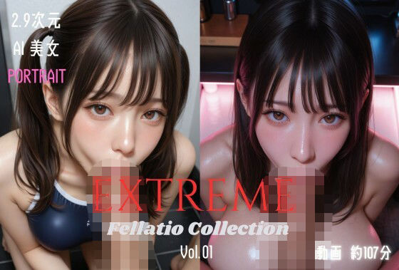 2.9次元AI美女 PORTRAIT EXTREME Fellatio Collection VOL.01 AI SEX 動画集(KEI diffusion) [d_741789]