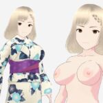 金髪の浴衣の和風美女（セリフなし  3DCGモデル  イラスト集）(アンリアルパイヤン) [d_742753]