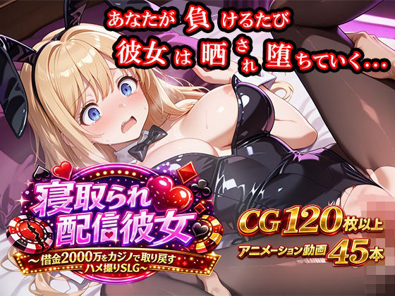 寝取られ配信彼女 〜借金2000万をカジノで取り戻すハメ撮りSLG〜(ノワールワークス) [d_743866]