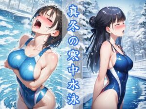 真冬の寒中水泳 〜ハイレグ少女の試練〜(秘密の占い師) [d_744474]