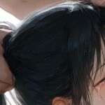 ポニーテールを掴まれてイラマチオ その2(髪掴み専門店) [d_745150]