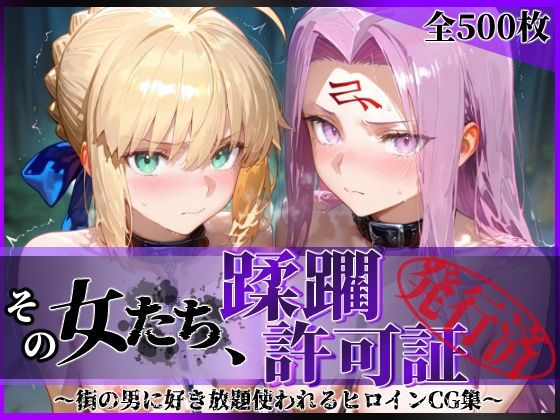 その女たち、蹂躙許可証発行済み -街の男たちに好き放題使われるヒロインCG集- セ●バー＆ラ●ダー編(陥落工房) [d_745278]