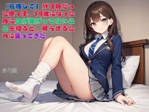 【えっちノベル】「結婚して」が口癖だった姪っ子。18歳になった時に血が繋がってないことを知ると、解らせるために襲ってきた(サークル友華) [d_743242]