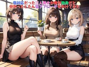 【えっちノベル】塩対応だった三人美女が俺が独身だと分かったとたん猛アプローチをかけてきた(サークル友華) [d_744587]